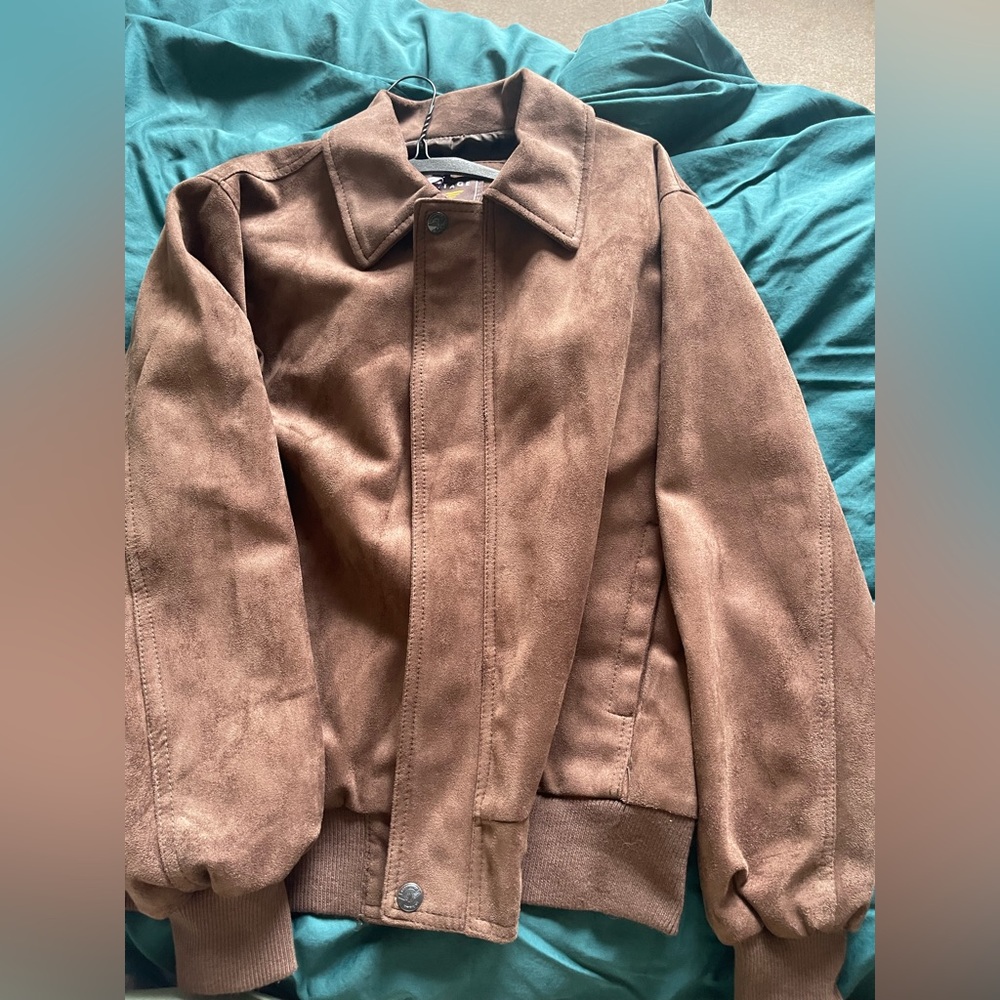 Report Brown Outerwear with Emblem